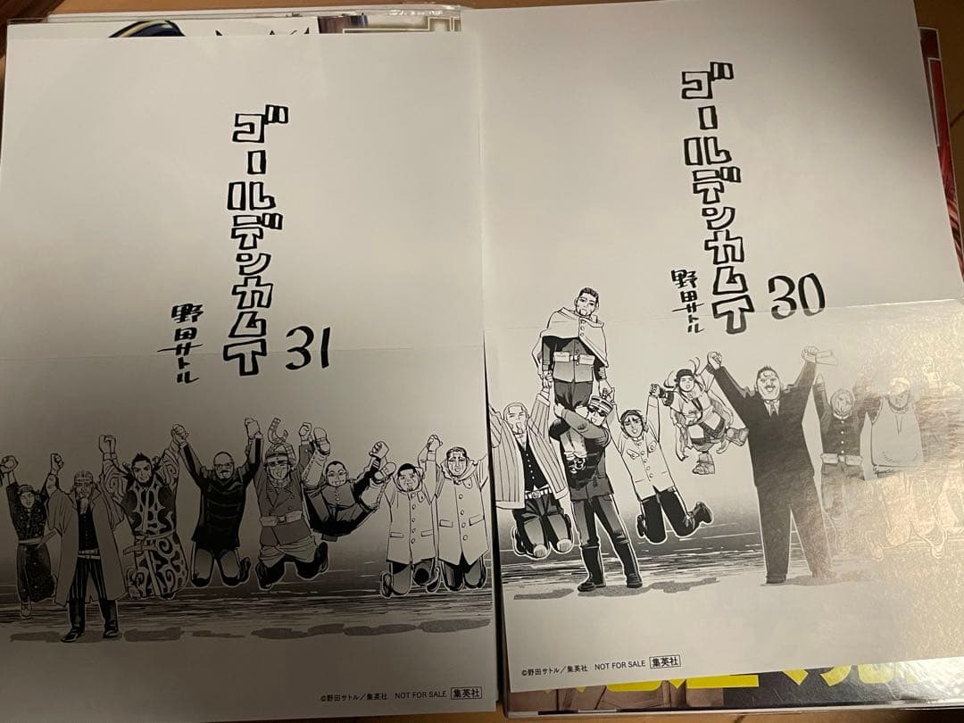 ゴールデンカムイ　全巻初版チラシ帯完備品