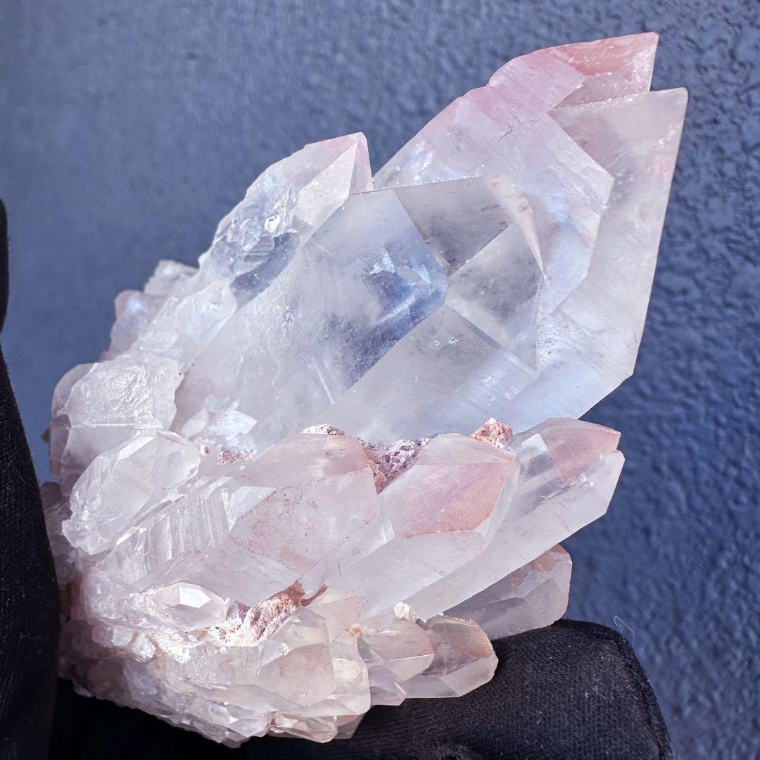 爆アレ❗️可愛いピンク♡超綺麗マダガスカル産パイナップルピンククラスターA1192