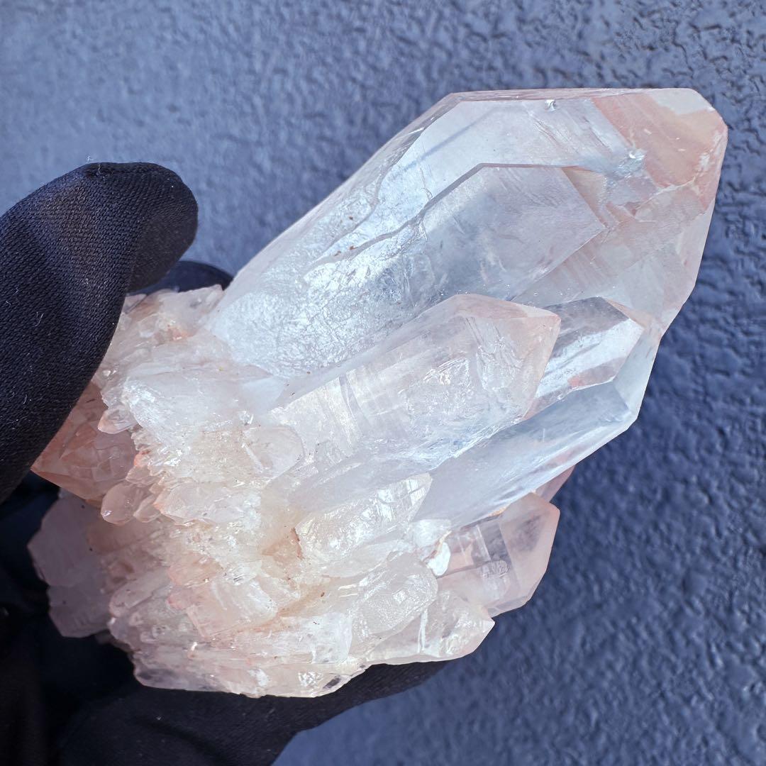 爆アレ❗️可愛いピンク♡超綺麗マダガスカル産パイナップルピンククラスターA1192