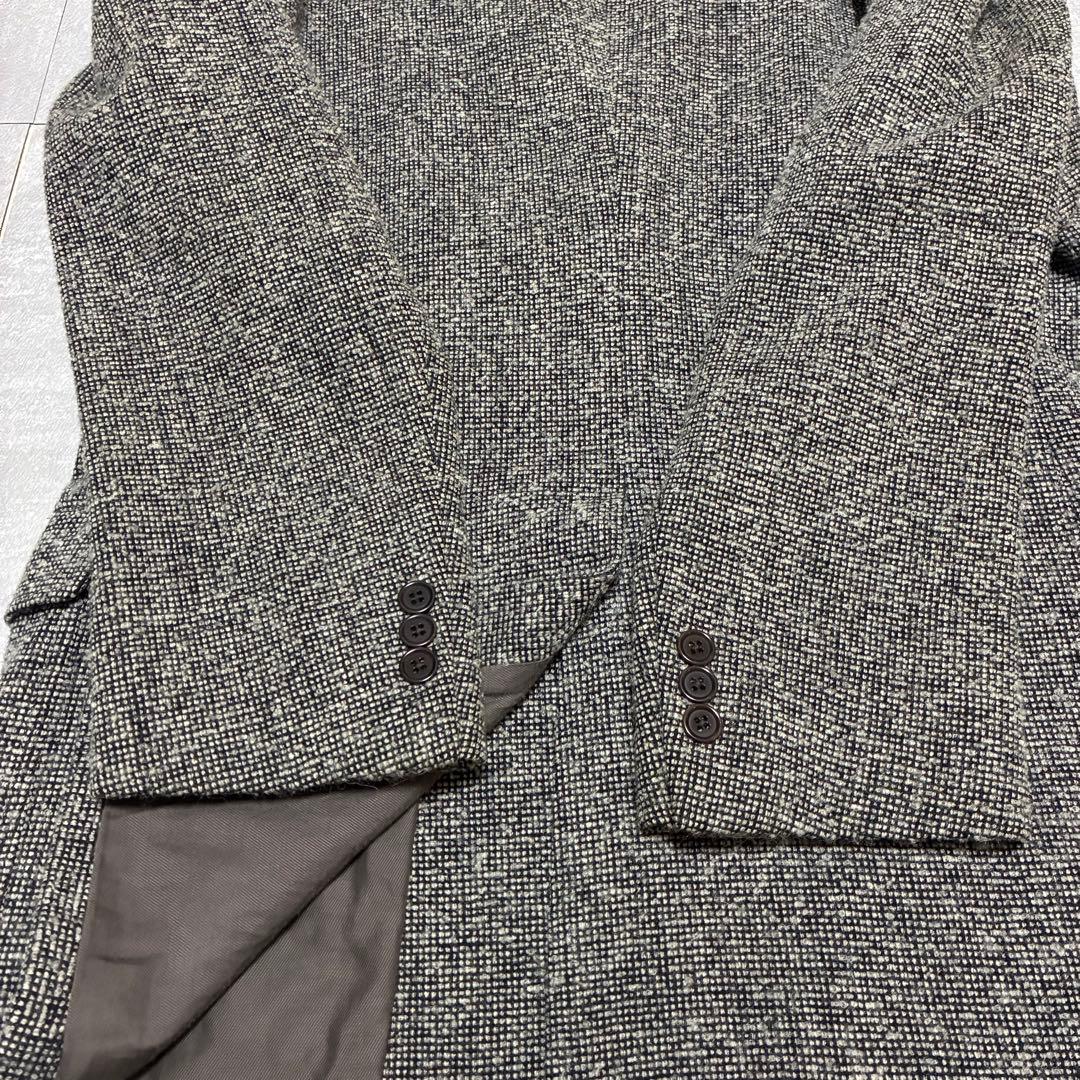 【極美品・大きいサイズ】J.PRESS ツイードジャケット アルパカ混 LL