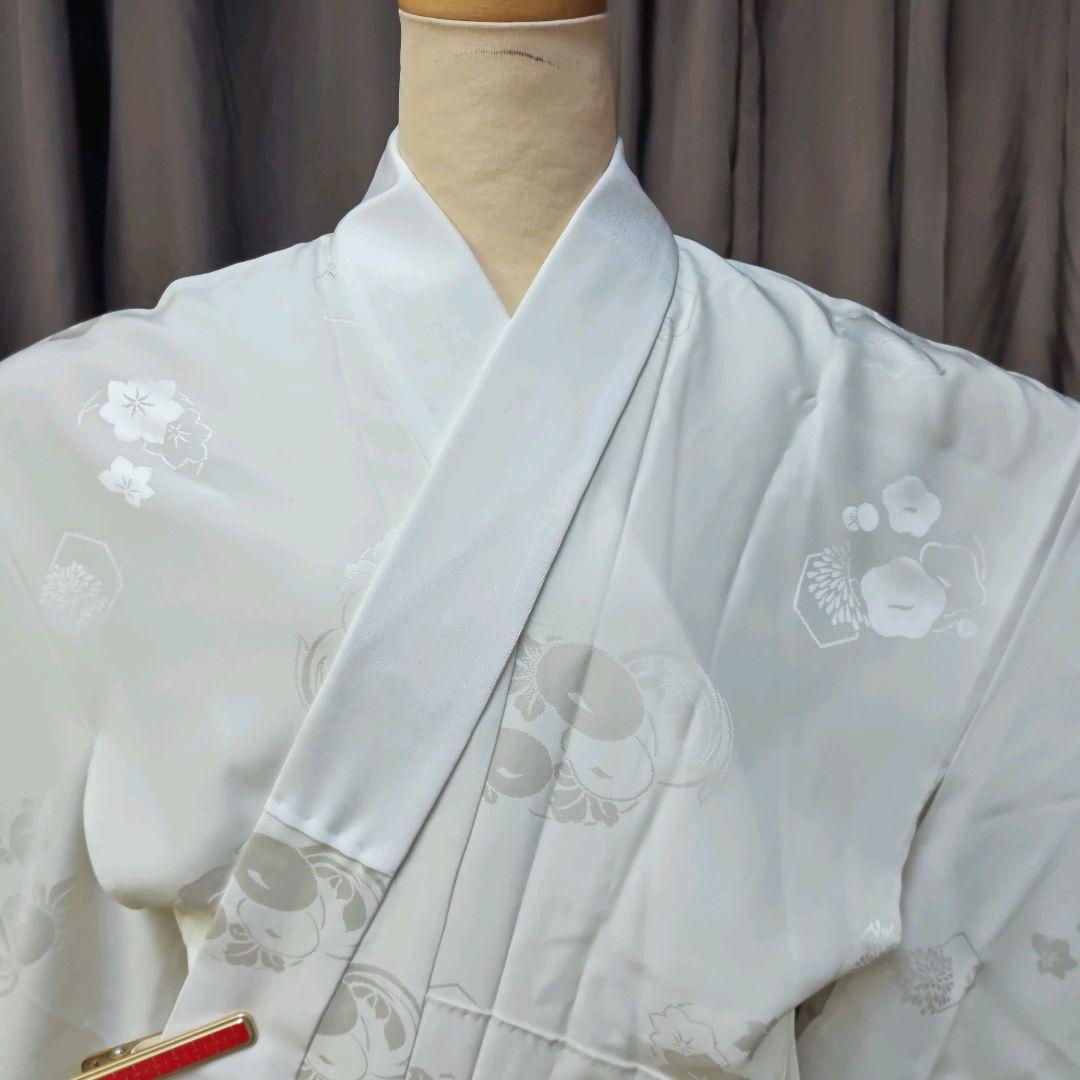 白・長襦袢・正絹 ❄️☆ 『 2633 』 ( 161 ㎝前後の方)