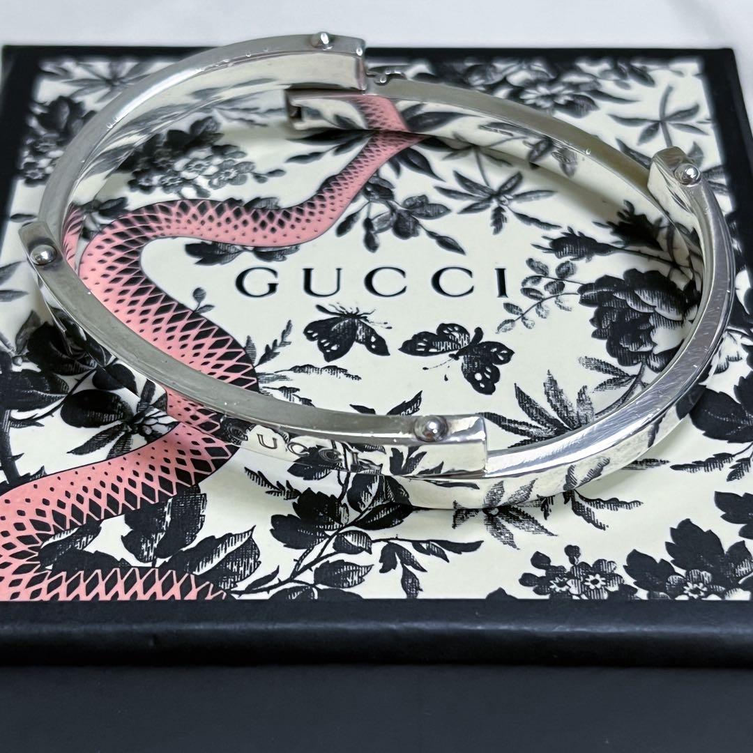 廃盤 グッチ バングル シルバー925 ユニセックス AAA西島隆弘着用