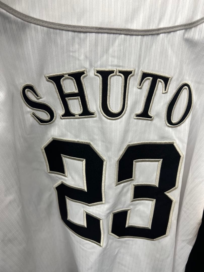 ソフトバンクホークス　周東選手　レプリカユニフォーム　Lサイズ