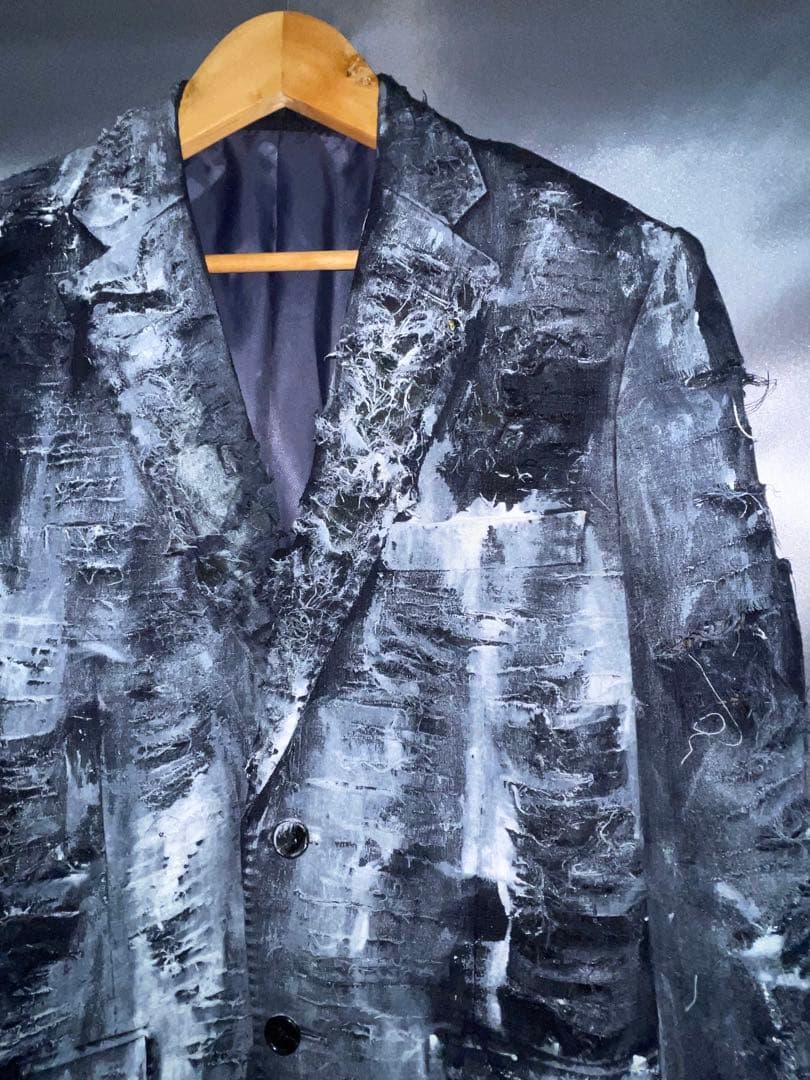 【専用】再構築　テーラード　セットアップ　ダメージ　ペイント加工