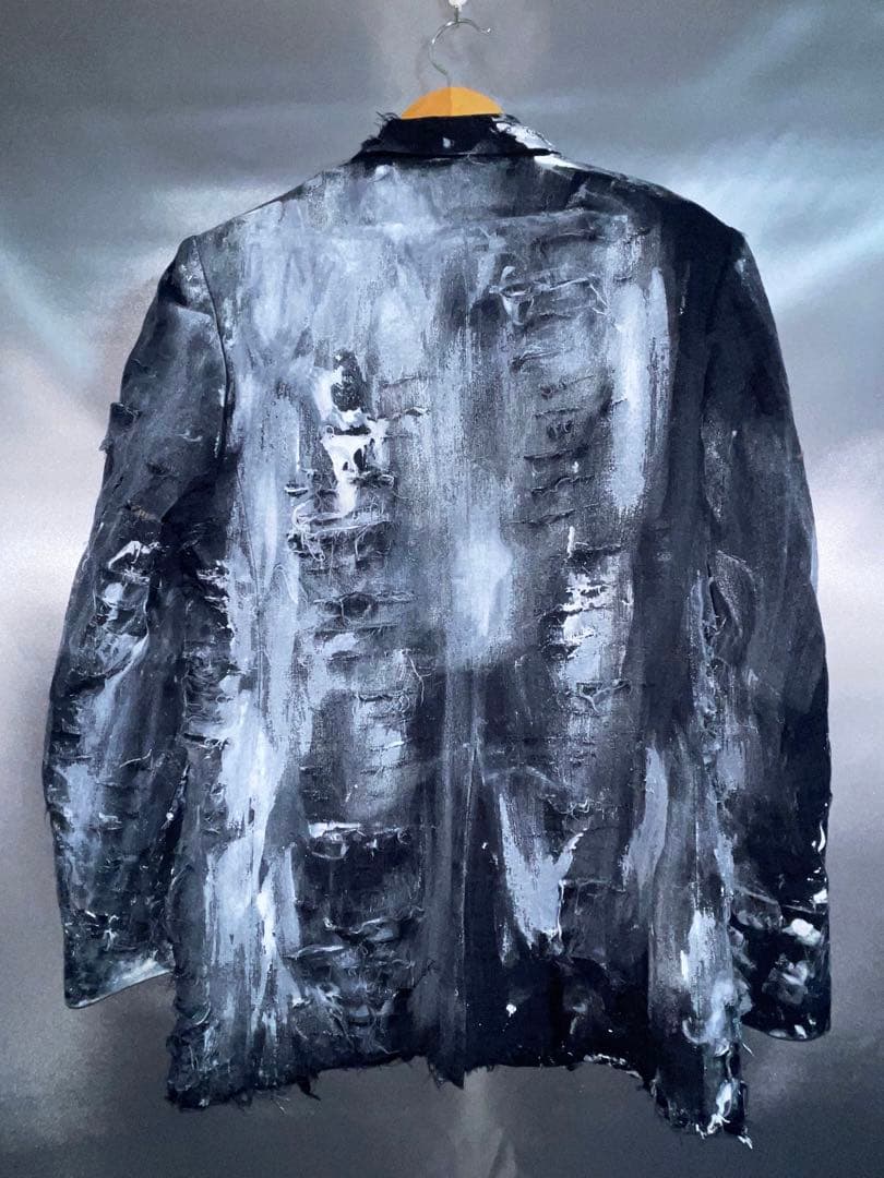 【専用】再構築　テーラード　セットアップ　ダメージ　ペイント加工