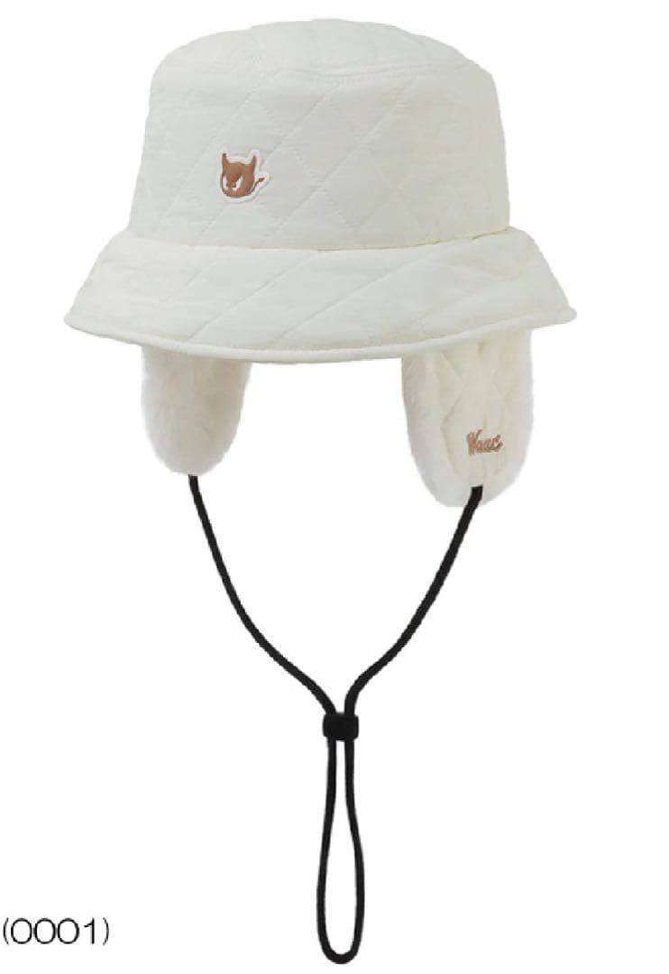 ワック　WAAC ゴルフ　耳付きハット ホワイト　新品未使用　ユニセックス