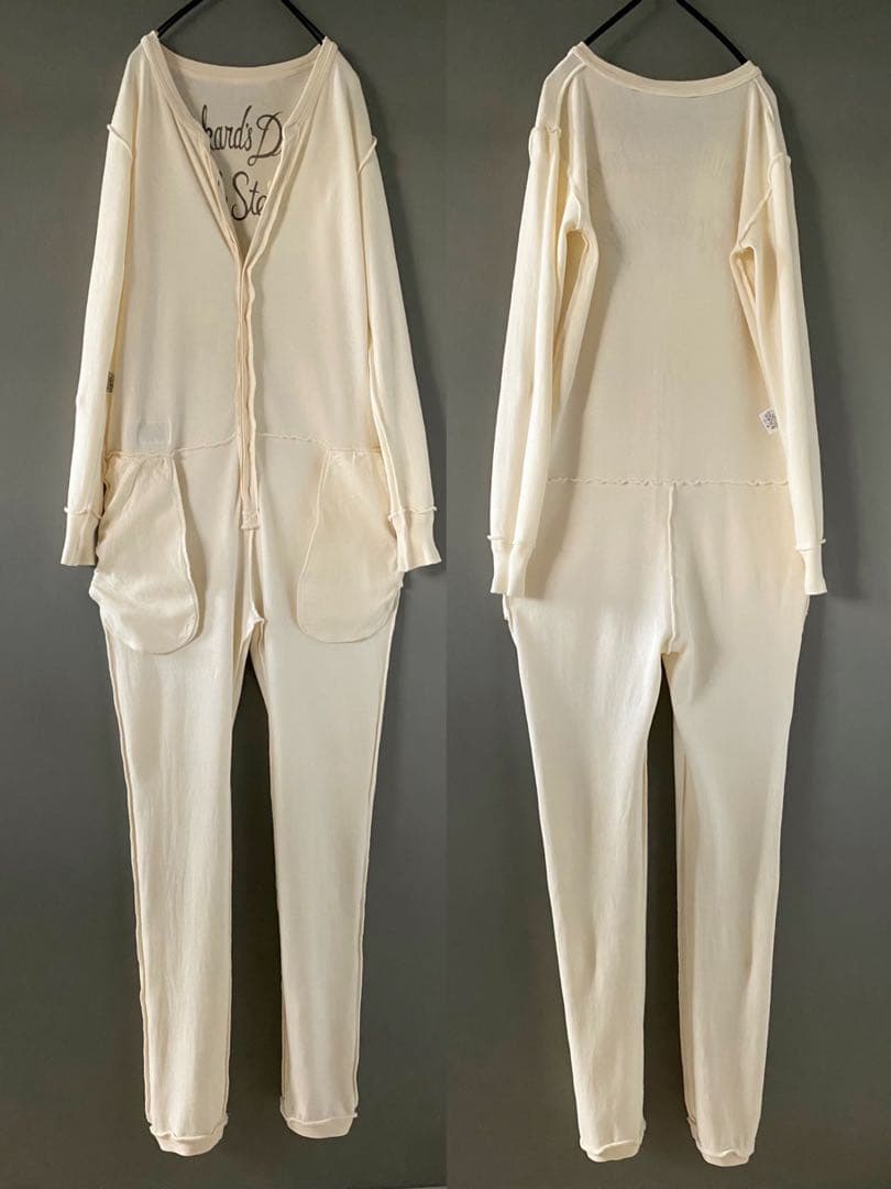 古着 WACKO MARIA ワコマリア 繋ぎ つなぎ 白 パジャマ 希少 美品