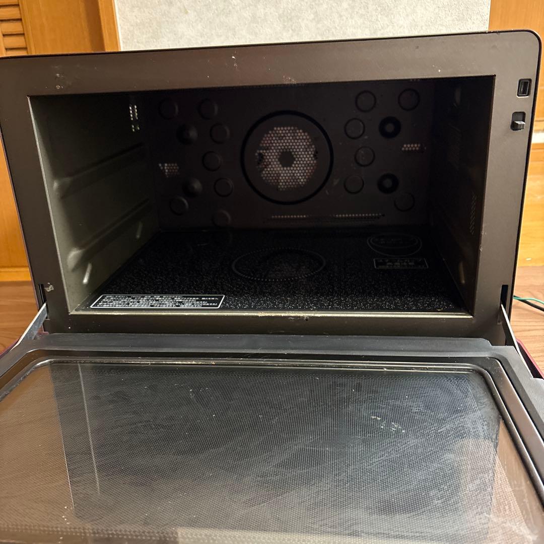 SHARP 1000W 多機能電子レンジ レッド