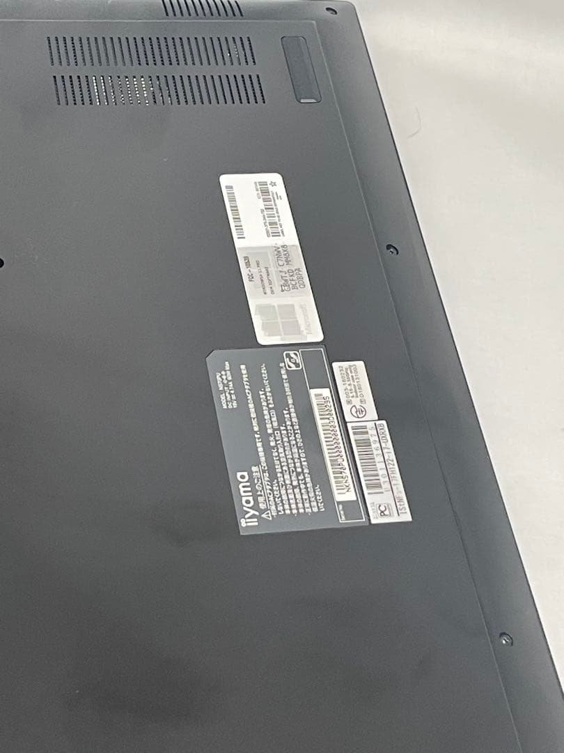 Windowsノート本体 iiyama NS70PU 17.3 i7-1260P 8GB 512GB