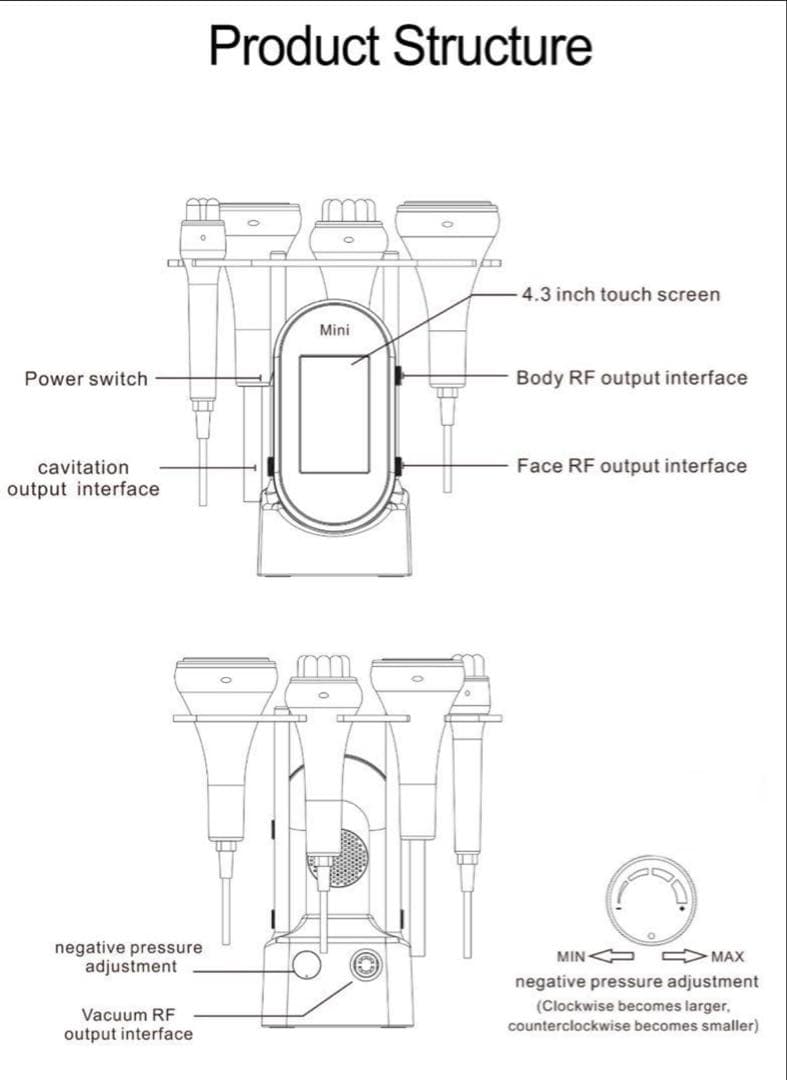 4in1業務用/家庭用キャビテーション40Khz/痩身/肌引き締め/脂肪吸引