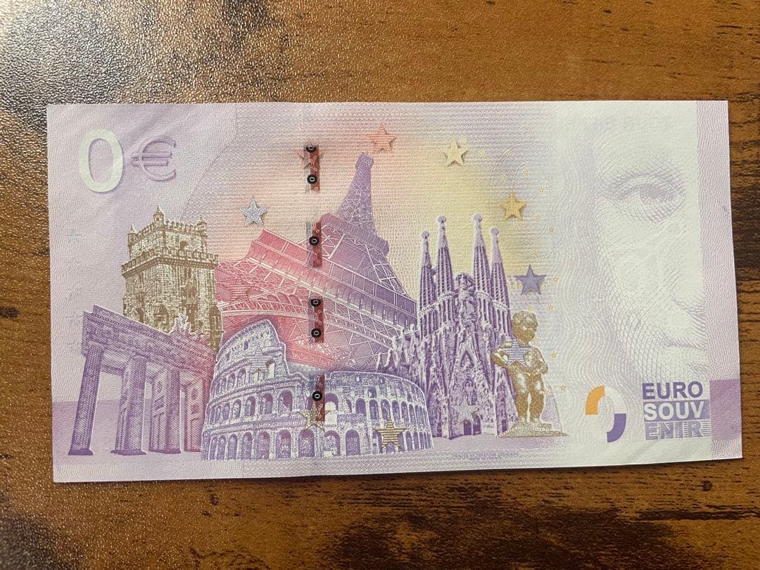 0ユーロ札　5枚セット