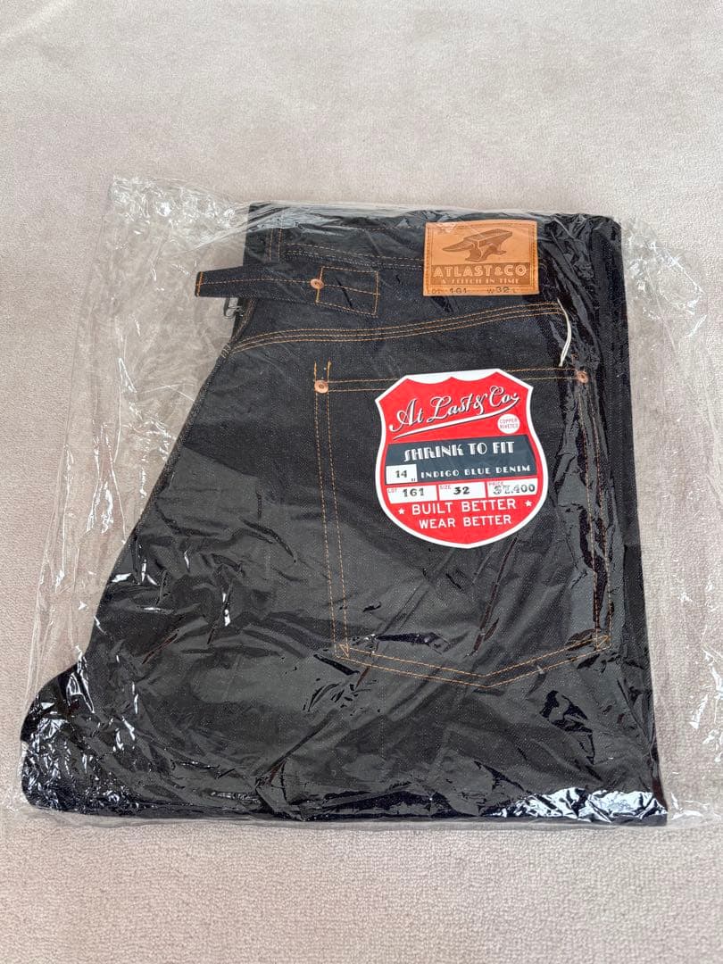 At Last & Co. インディゴブルーデニム 161/32
