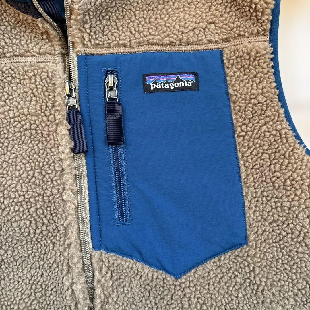 【極美品】 patagonia レトロx ベスト S モジャブカーキ