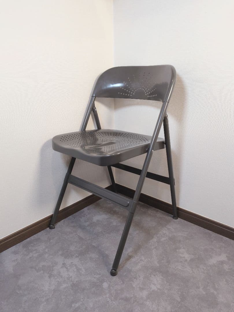 【希少】廃盤品 IKEA イケア　FRODE フローデ 折りたたみ椅子 黒赤