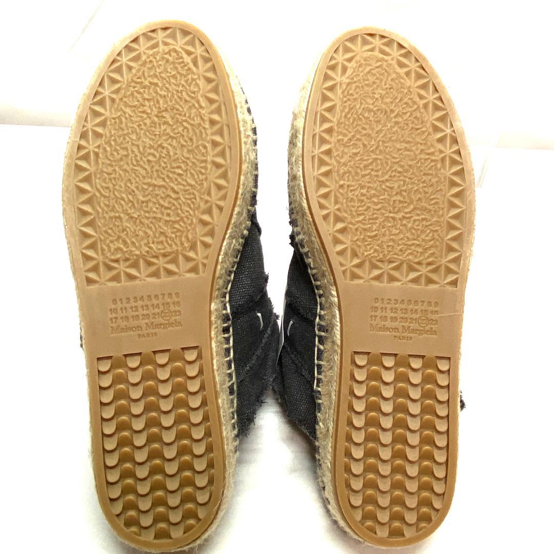 メゾンマルジェラ エスパドリーユ ミュール キャンバス スニーカー 約24cm