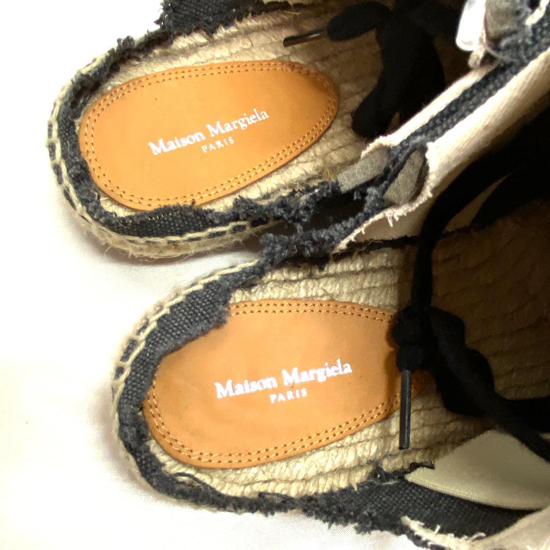 メゾンマルジェラ エスパドリーユ ミュール キャンバス スニーカー 約24cm