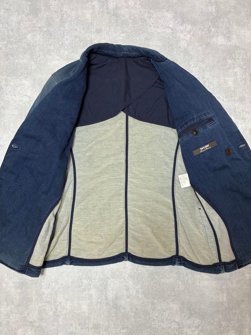 Care Label デニム テーラードジャケット ダブルブレスト