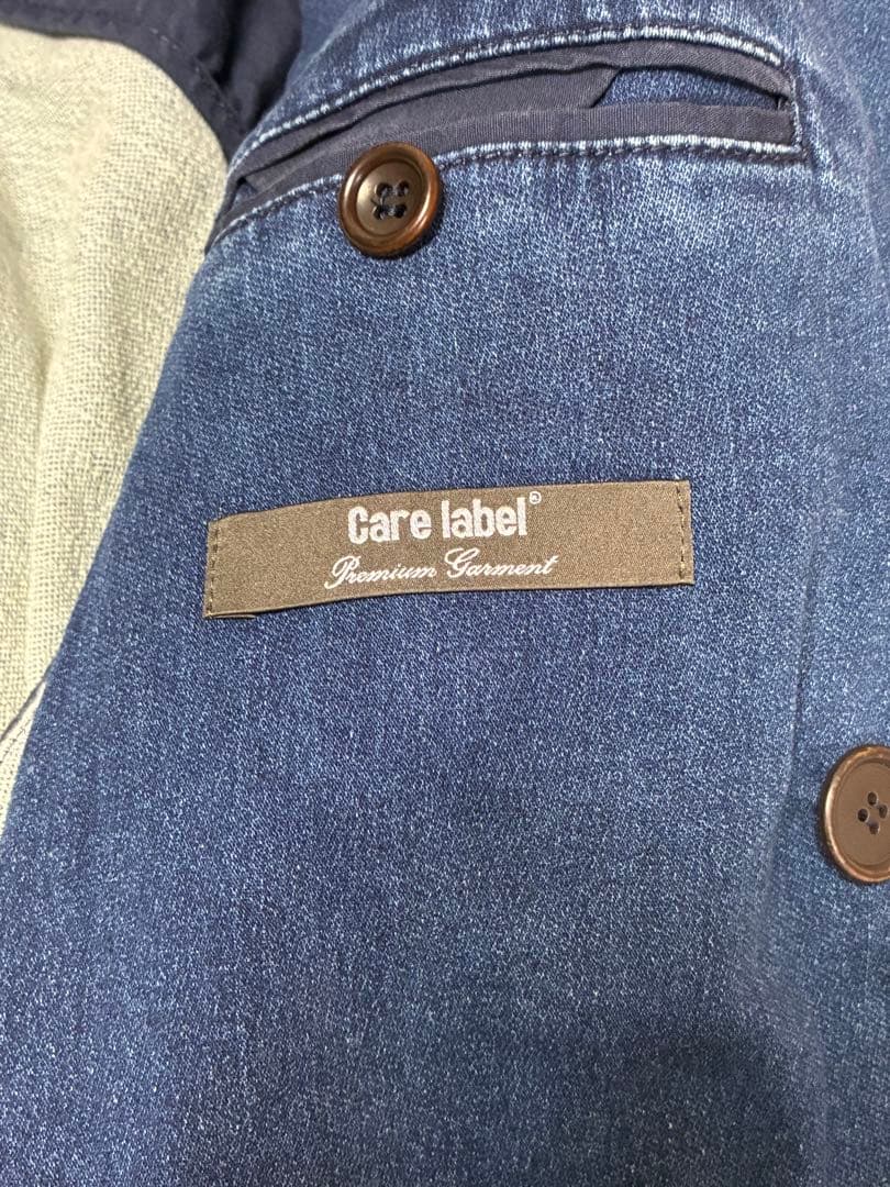 Care Label デニム テーラードジャケット ダブルブレスト