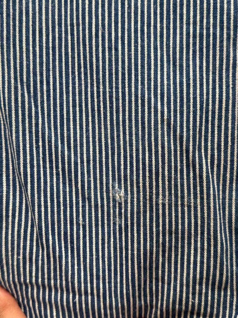 Lee 70's ヒッコリーストライプ オーバーオール L位 ユニオンチケット付