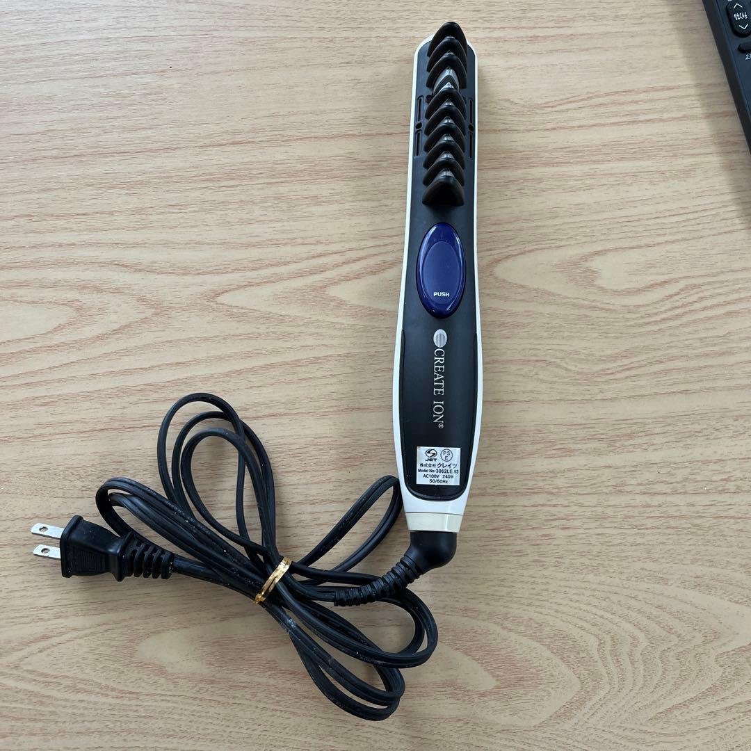 クレイツイオン　クシ型ストレートアイロン