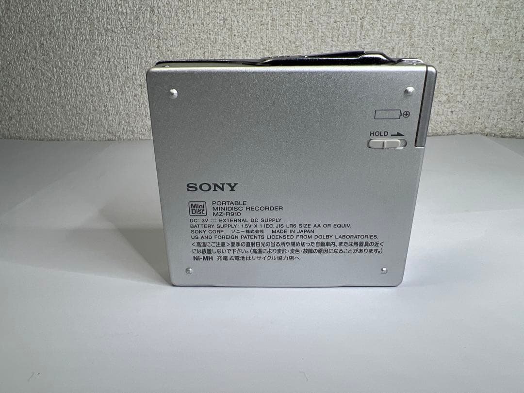 【美品】SONY ソニー MDウォークマン　MZ-R910 TYPE-R
