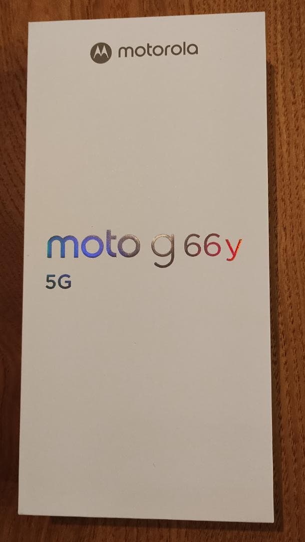 新品未使用 moto g66y 5G motorola ブラックオイスター