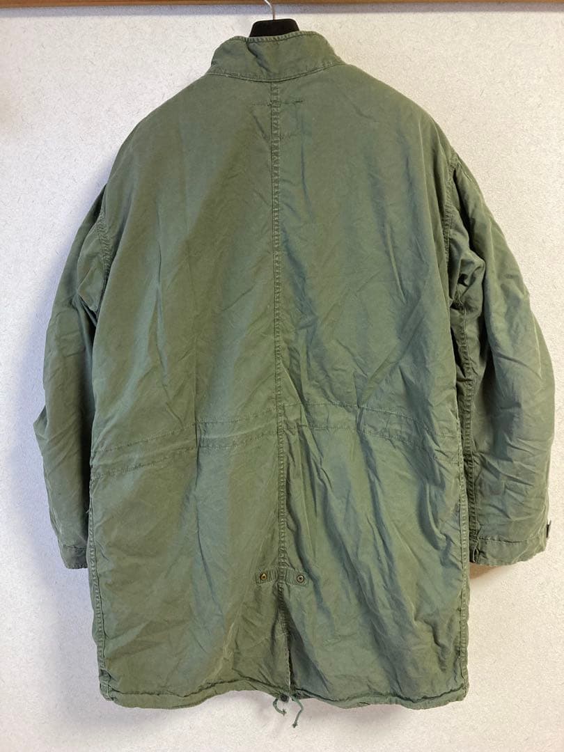 M65フィッシュテールパーカー 黒ジップ　ライナー付USED 1972年製　S