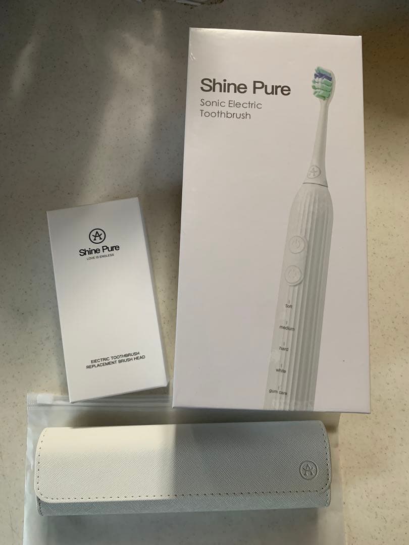新品未開封　シャインピュア　Shine Pure 音波電動歯ブラシ 特別セット