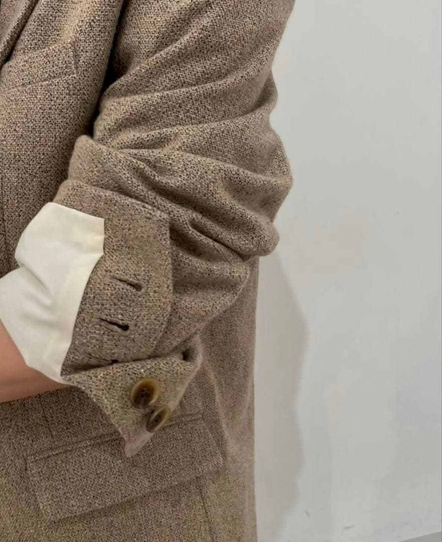 etretokyo ピークドラペルウールジャケット