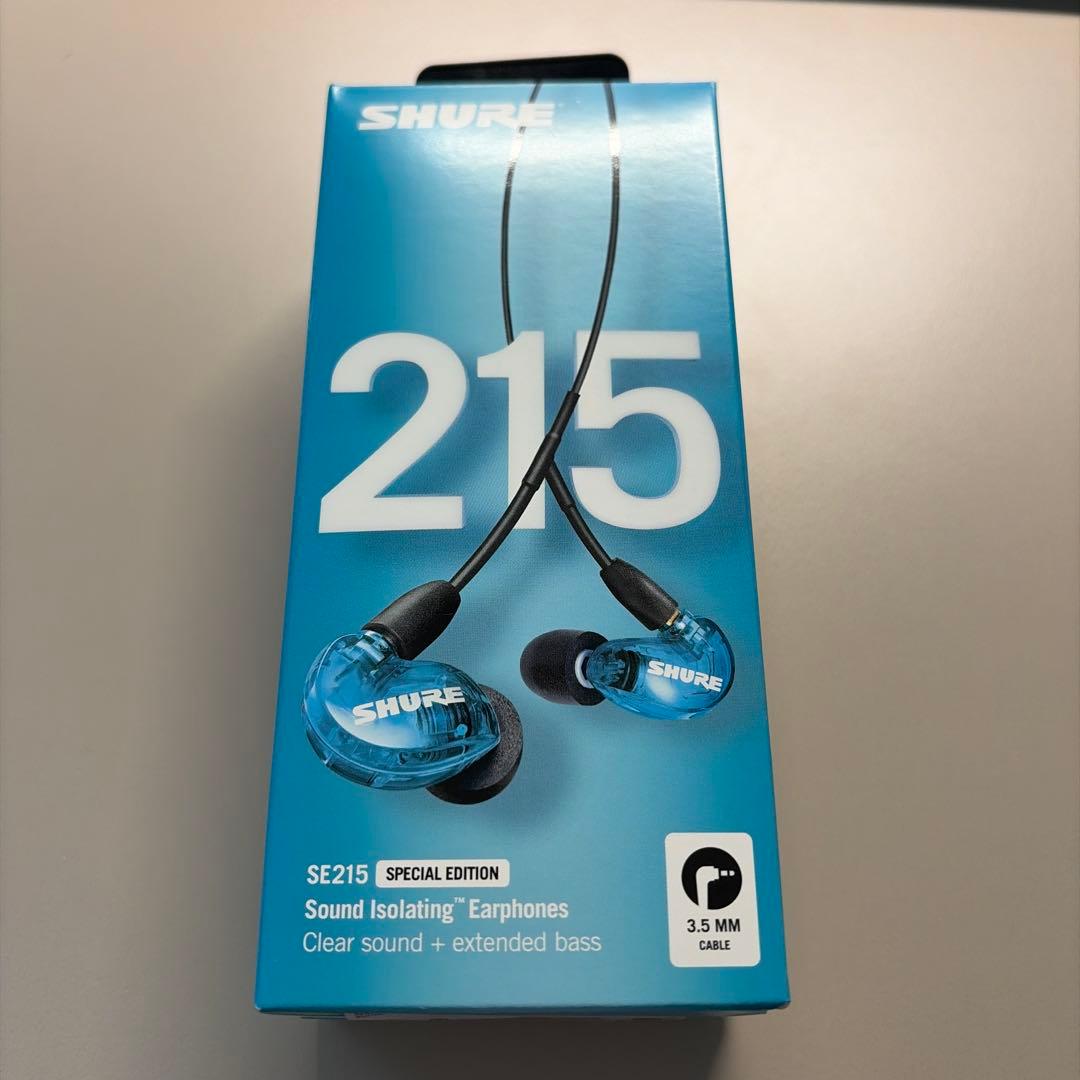 SHURE SE215 有線イヤホン