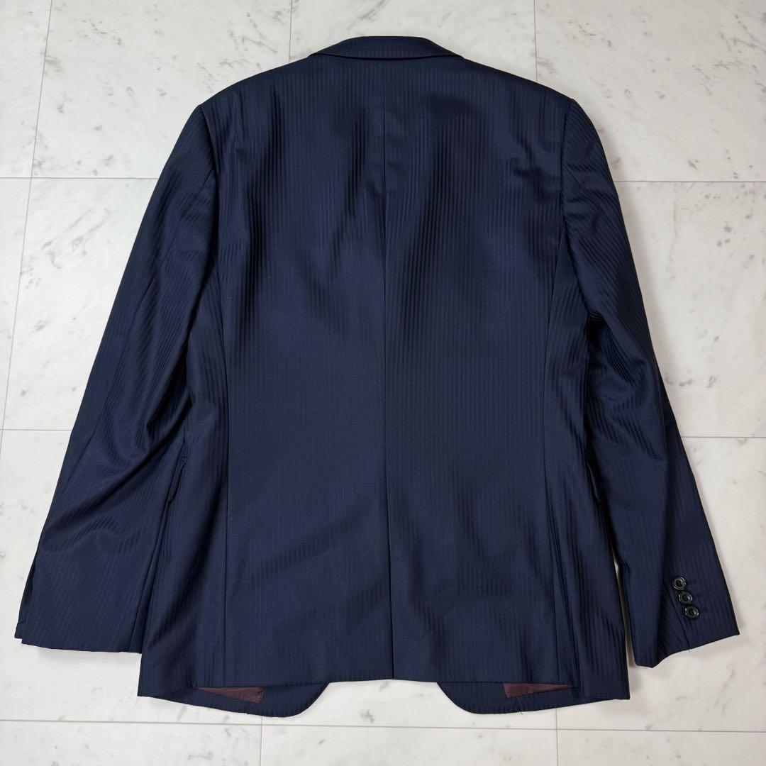 タケオキクチ 3ピース セットアップ スーツ ストライプ ネイビー サイズ3