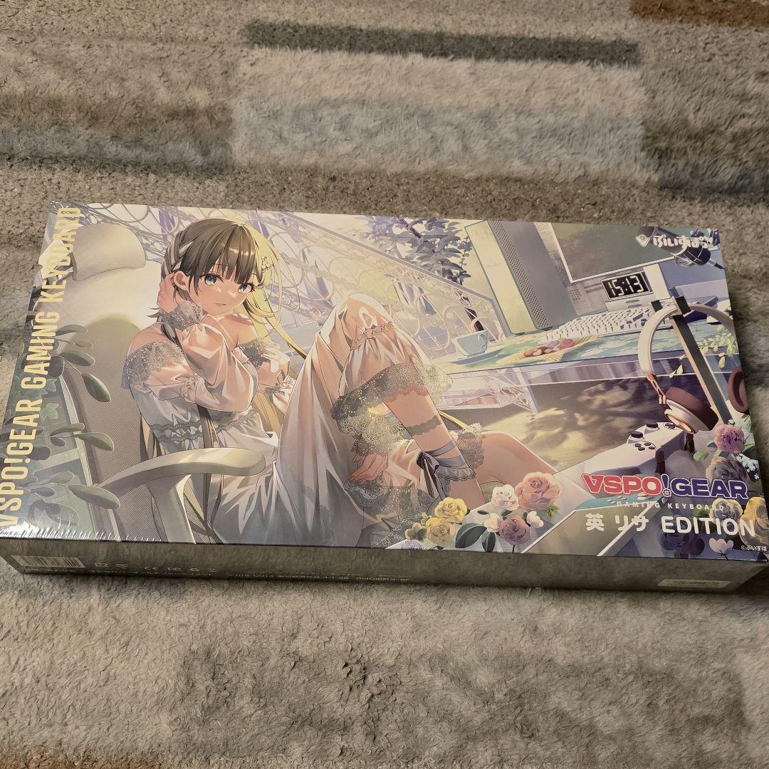 新品未開封　英リサ　VSPO! GEAR ゲーミングキーボード　ぶいすぽっ！