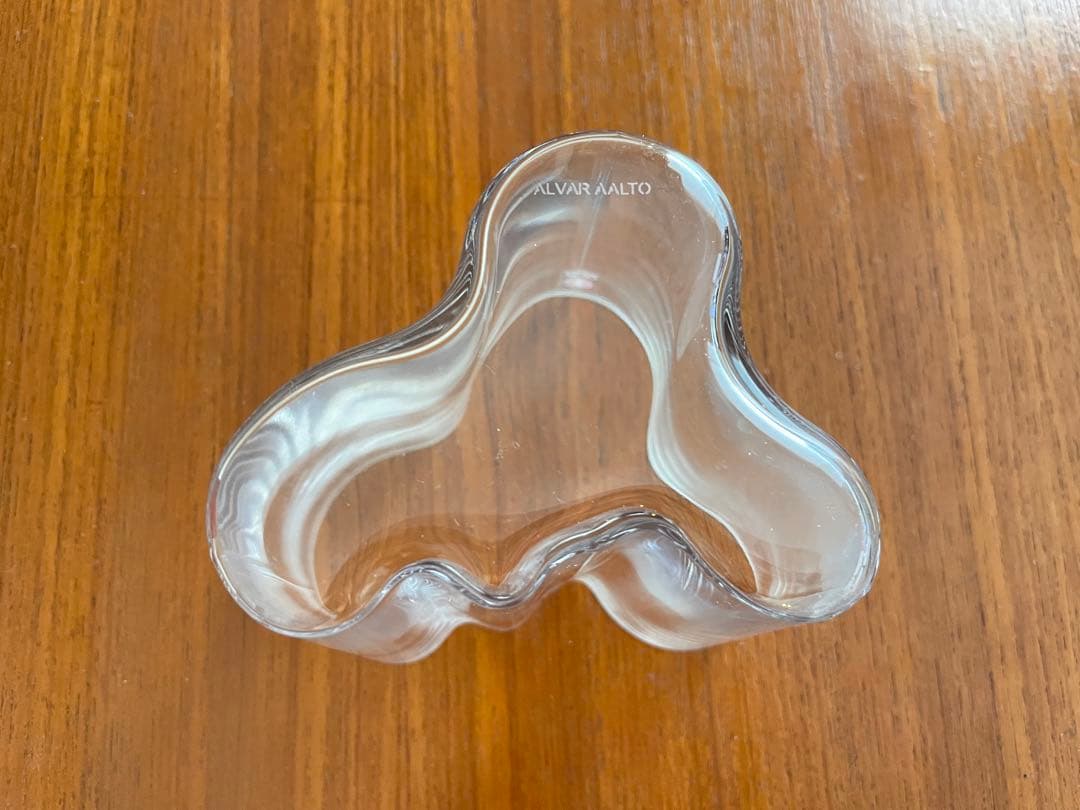 イッタラ  アルヴァアアルトベース クリア 95mm 花瓶