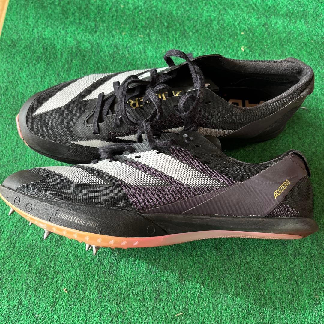 陸上競技スパイク アディゼロフィネス 26.0cm 完売品　黒