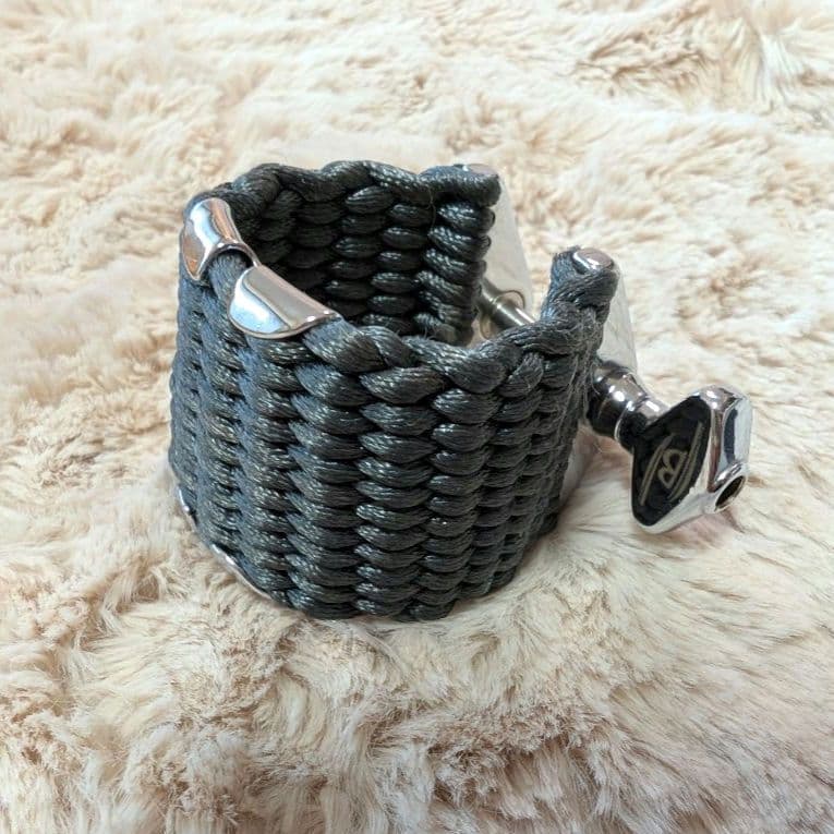 管楽器・吹奏楽器 Bambu NOVA Ligature Graphite Gray Tenor