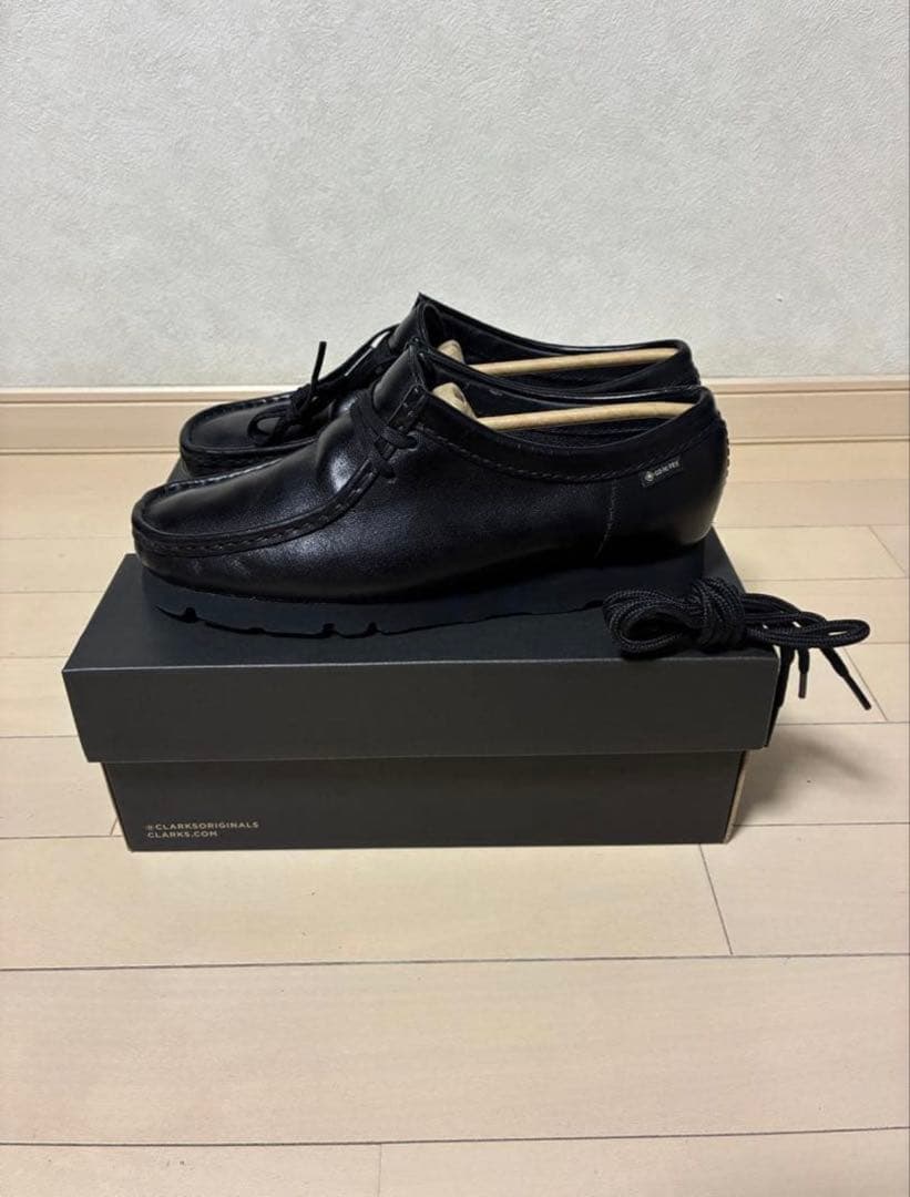 クラークス ワラビー レザー ゴアテックス UK7 極美品