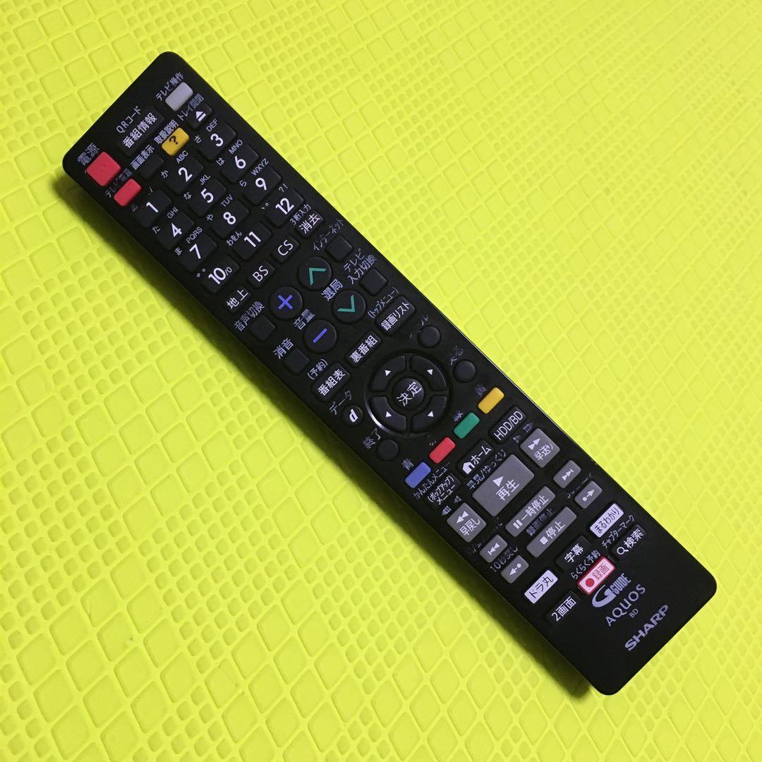 ◆シャープ ブルーレイレコーダー◆BD-NS500◆純正リモコン・「ドラ丸」機能