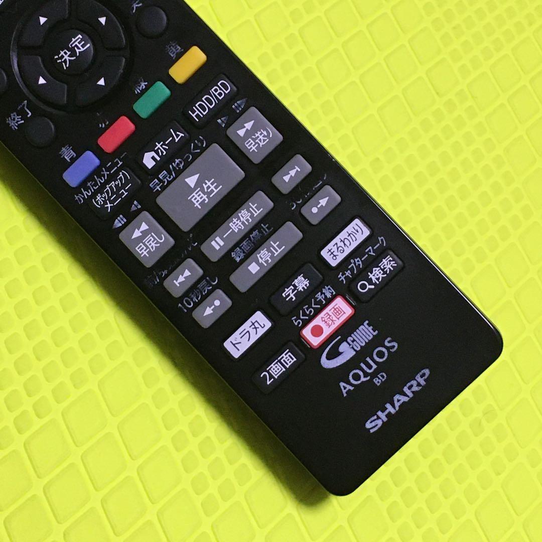◆シャープ ブルーレイレコーダー◆BD-NS500◆純正リモコン・「ドラ丸」機能