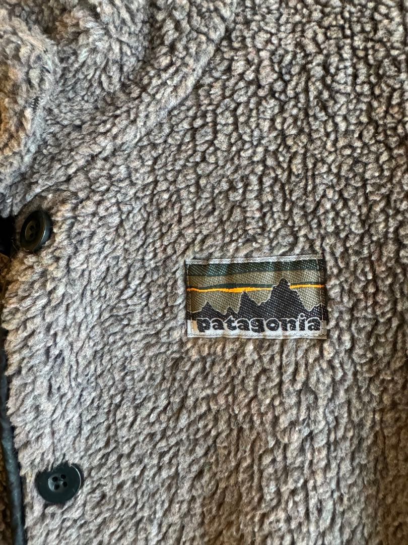patagonia フリースベスト S グレー