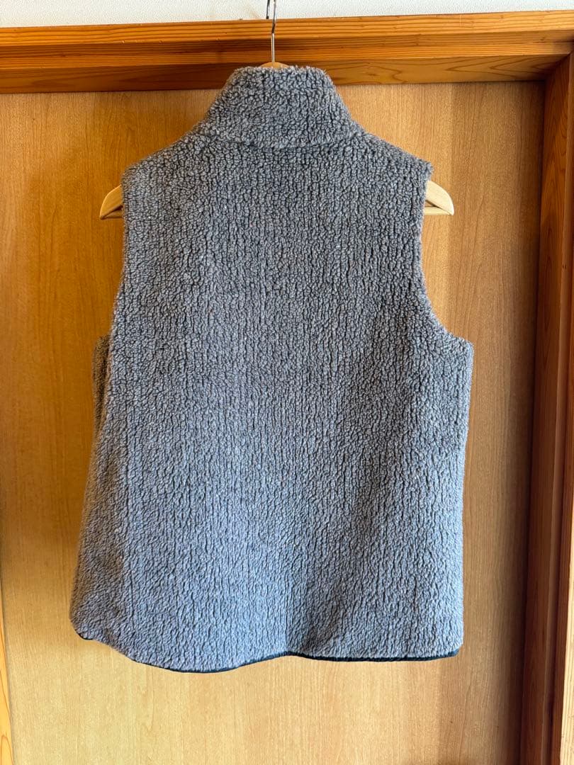 patagonia フリースベスト S グレー
