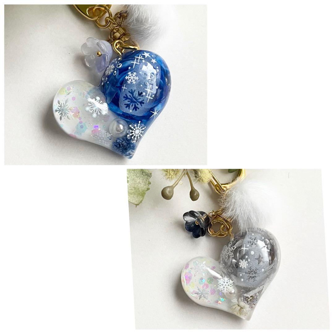 【Ꮶ☆様】No.625 レジンヘアゴム☆薔薇♡Xmas