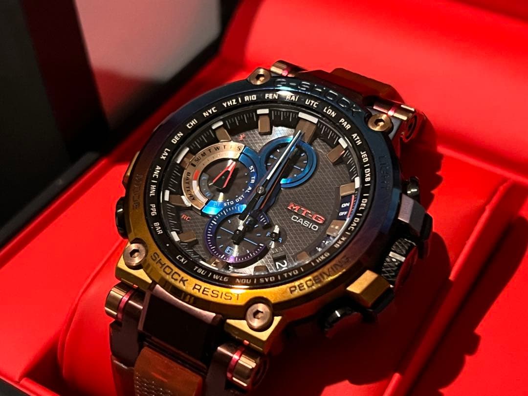 ジーショック G-SHOCK MT-G B1000VL 4AJR 火山雷