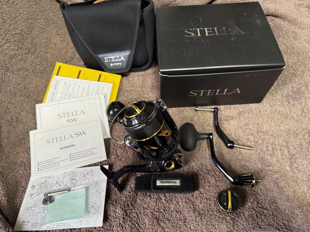 シマノ　ステラSW8000HG PGハンドル付