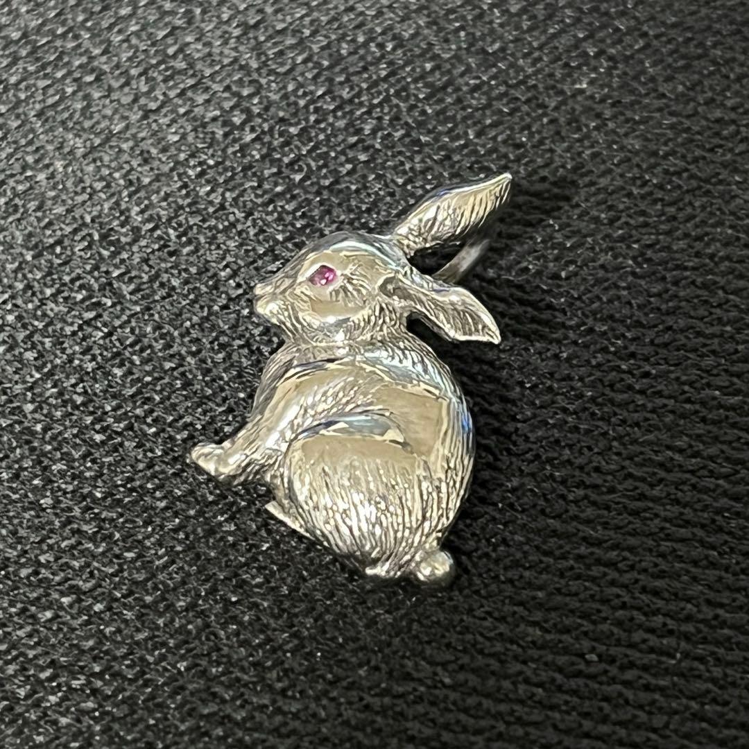 【極美品】ジャスティンデイビス LUCKY B ラビット ネックレストップ