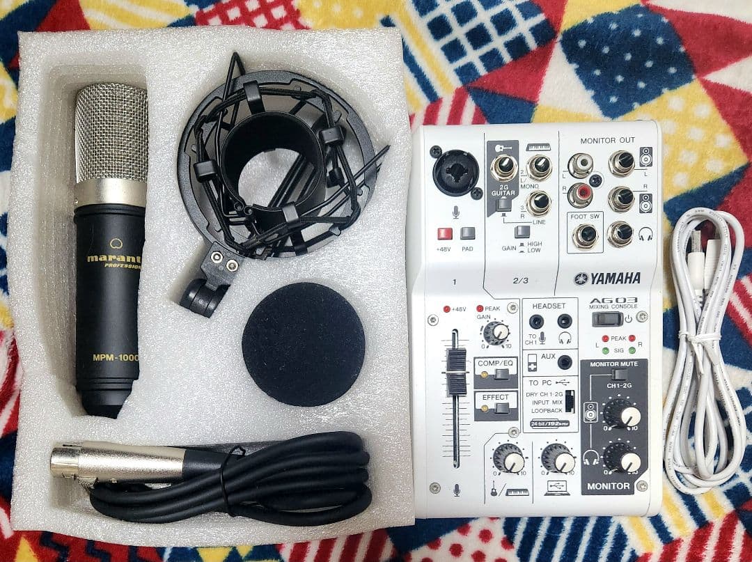 【期間限定値下げ】YAMAHA AG03 marantz mpm-1000