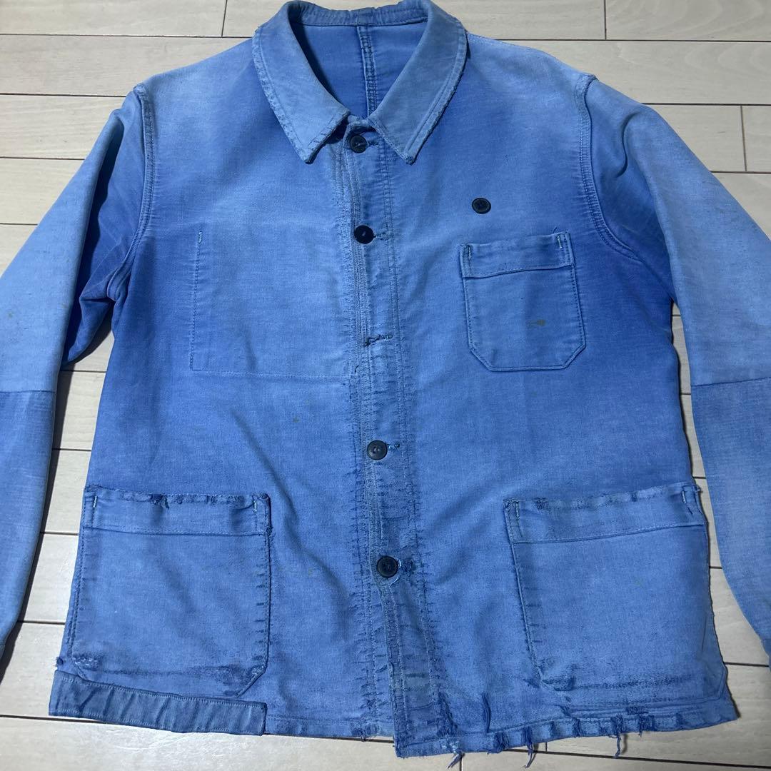 あ*ぃ様 60s〜70s LE POPULAIRE モールスキンワークジャケット