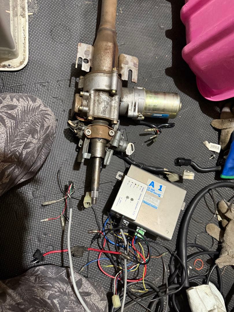 JA22流用JA11にて使用電動パワステ　パワステコントローラーつき ジムニー