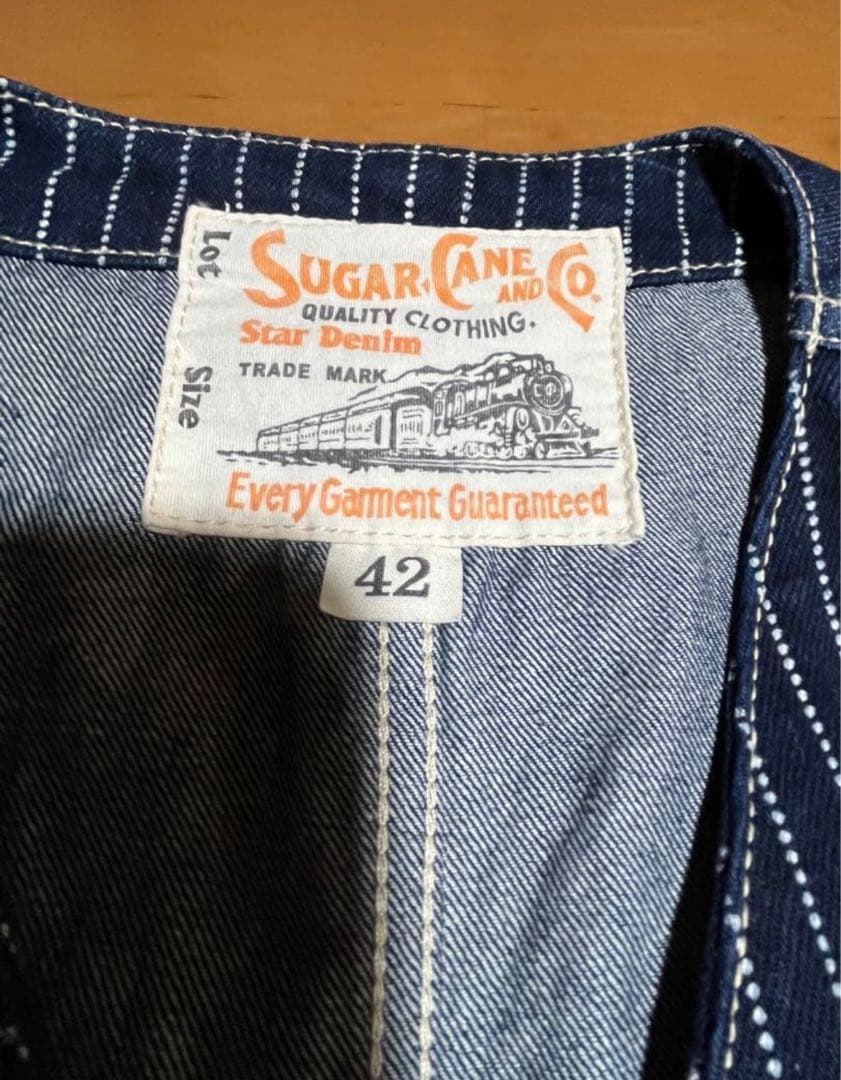 SUGAR CANE ストライプ ベスト 42