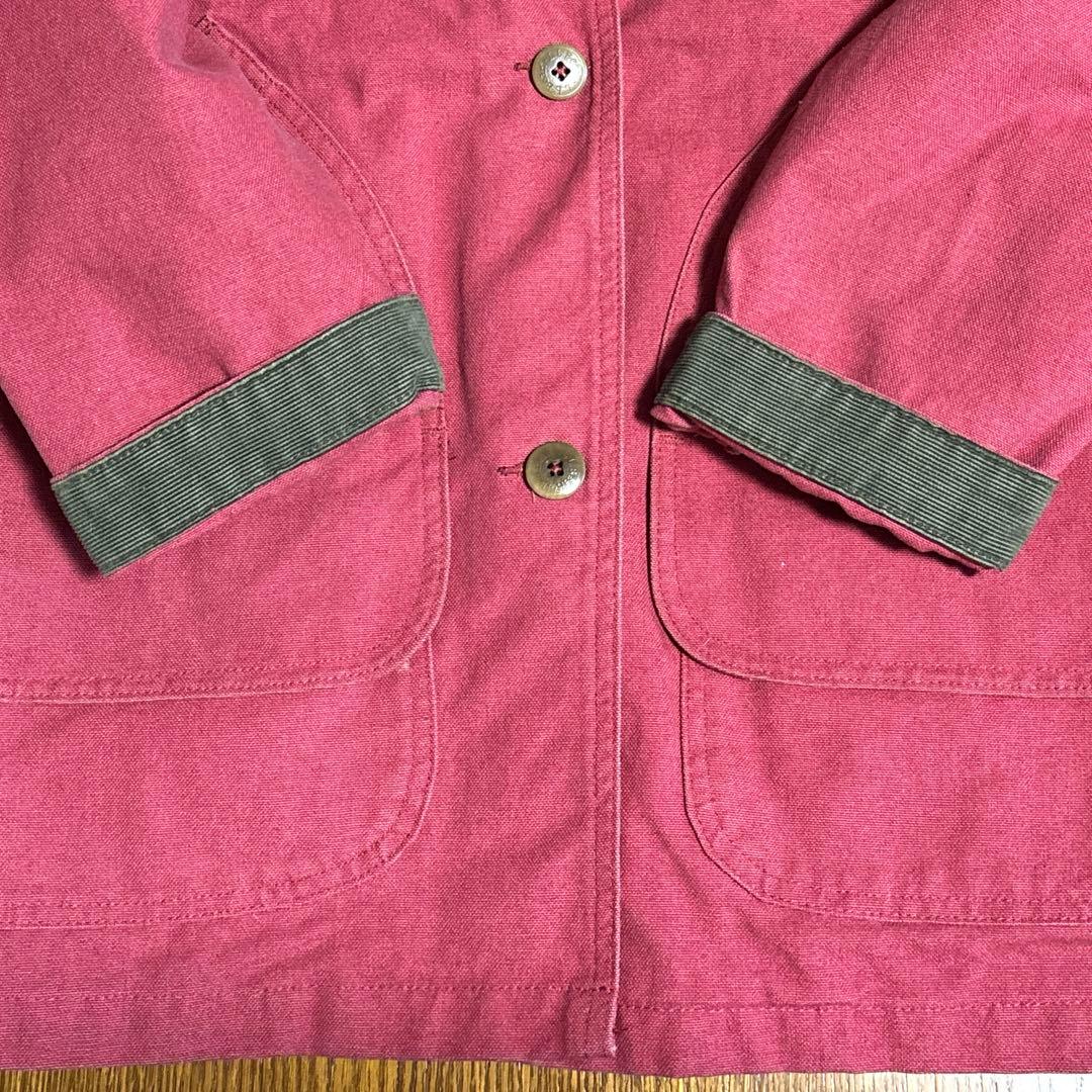 90s USA製　LLBean ハンティングジャケット　M フェード　レット