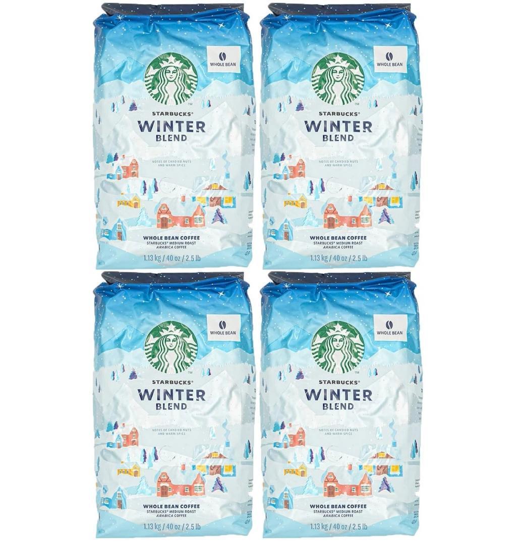 【新品未開封】スターバックス ウィンターブレンド 1.13kg（豆）《4袋》
